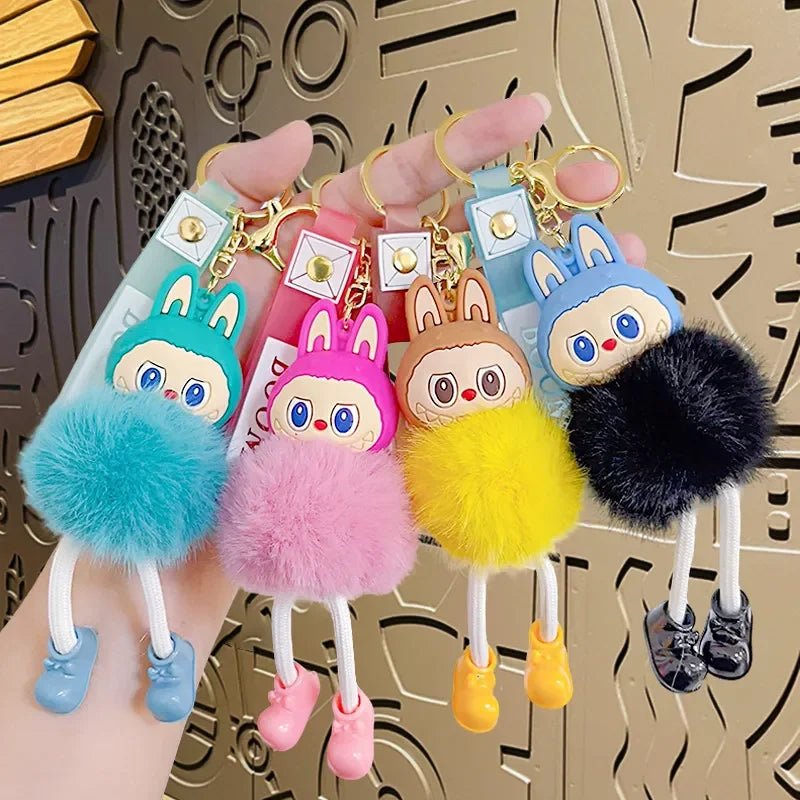 Labubu Long-Legged Plush Keychain - Image 3
