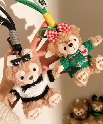 Duffy Bear Sweater Season Plush Keychain