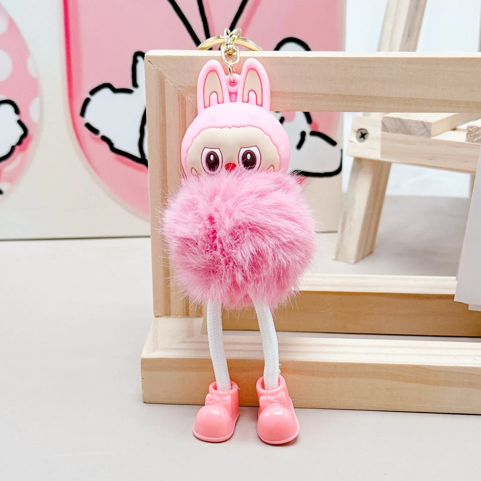 Labubu Long-Legged Plush Keychain - Image 15