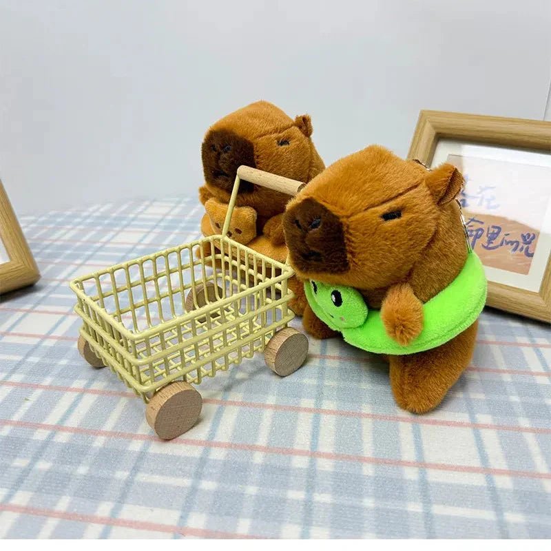 Swim Ring Capybara Plush Keychain - Image 8