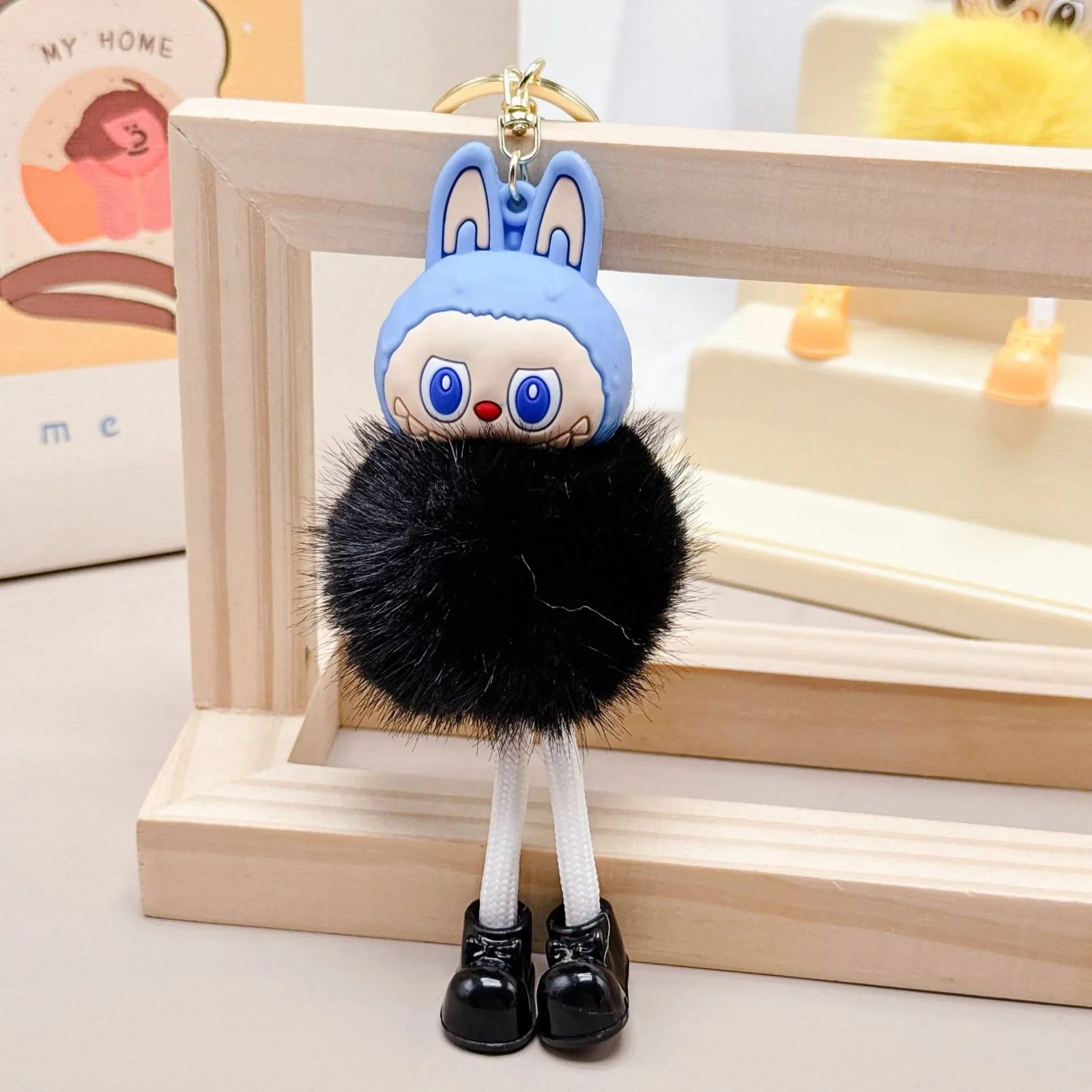 Labubu Long-Legged Plush Keychain - Image 9