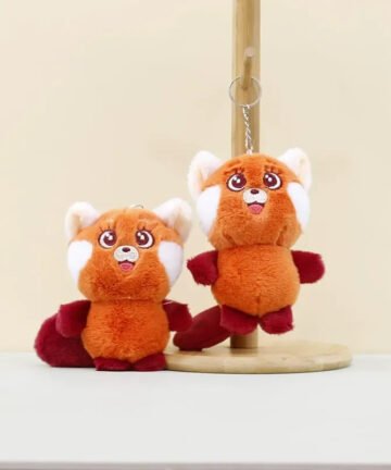 Meilin Red Panda Plush Keychain