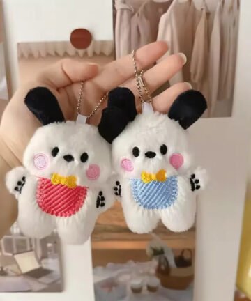 Pochacco Tiny Bib Plush Keychain