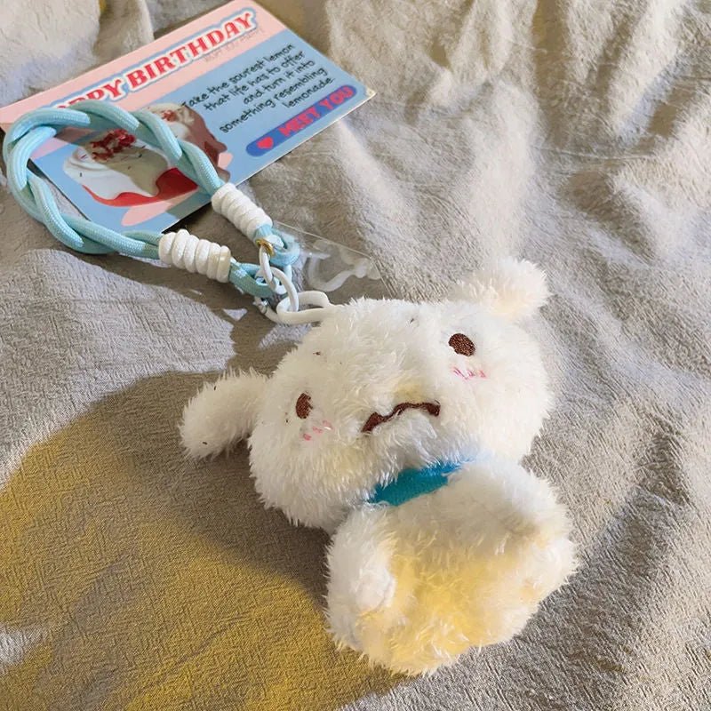 Little White Shiro Plush Keychain - Image 2