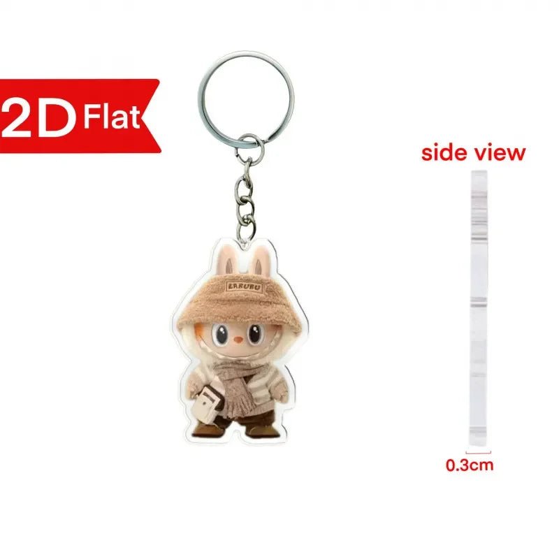 Labubu Flat Friends 2D Keychain - Image 5