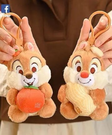 DZNY Chip and Dale Premium Plush Keychains
