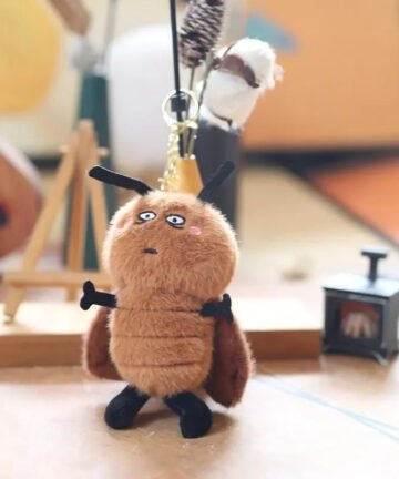Midnight Cockroach Plush Keychain