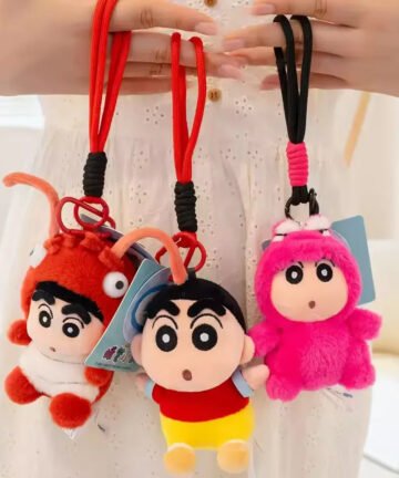 Shinichan Critter Squad Plush Keychain