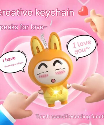 Magic Message I Love You Keychain